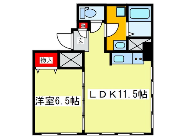 ルミナス北山の物件間取画像